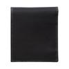 Prada Enamel Metal Triangle Logo Flip Closure Recycled Nylon Wallet Men's Black