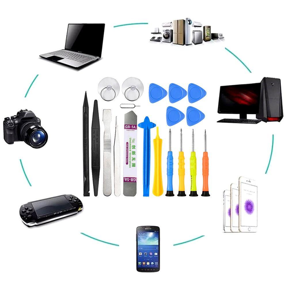 Ручной инструмент Инструмент для разборки телефона 14/22-в-1 Открывание экрана Монтировка Набор отверток Часы/камера