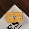 Korean Style Cookie Shark Clip Headwear Acetate Hair Clip Sweet Cookie Hair Claw  Wash Face