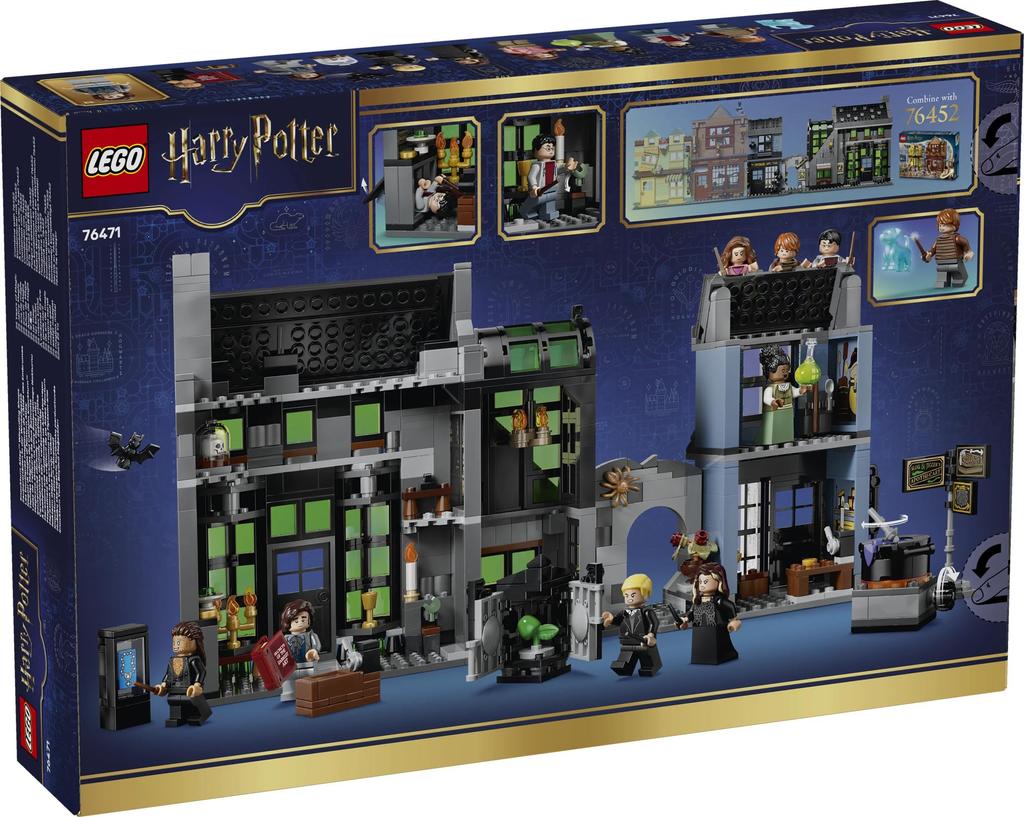 LEGO Harry Potter Dark Alley Shops Toy Set - Birthday Present, Building Blocks, for Boys and Girls, Ages 8, 9, 10, Elementary School Students, Harry P