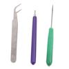 3Pcs Paper Diy Set Quilling Paper Tools Tweezer Needle Pins Slotted Pen Tool Kit