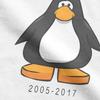 Мужские футболки Club Penguin Never Forget, хлопковая одежда, забавная футболка с коротким рукавом и круглым вырезом, футболки больших размеров