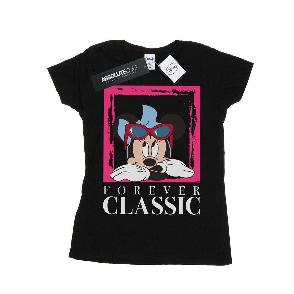 Disney Womens/Ladies Minnie Mouse Forever Classic Cotton T-Shirt