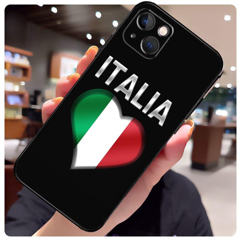Italy Flag Case For iPhone 14 Pro Max 16 15 11 12 13 17 Pro Max mini 15 16 Plus 16e 17 Air Phone Cover