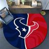 Houston Texans2 Round Area Rug,Carpet Rug for Living Room Bedroom Sofa Playroom Decor,Non-slip Floor Mat