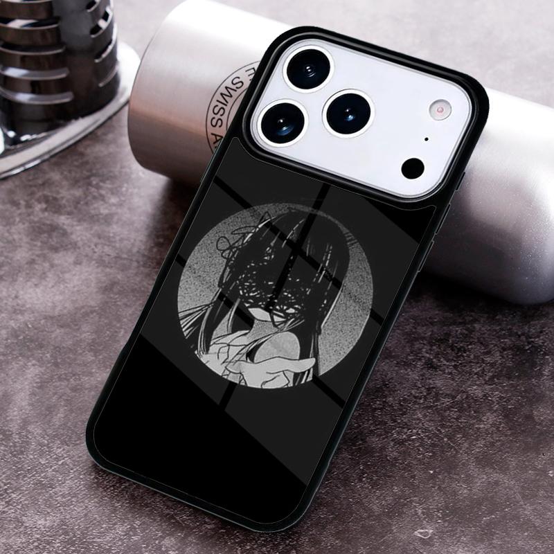 Чехол для телефона с грустной аниме-девушкой для iPhone 17, 16e, 15, 14, 13, 12, 11, Mini, Pro, MAX, мягкий силиконовый чехол