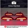For Chery Tiggo 4 Pro 2017-2025 Car Led Rear Bumper Lamp Reflector Driving Brake Turn Signal Light Rear Fog Light Modification