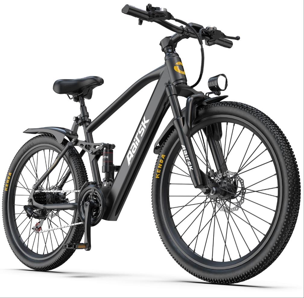 Aairsk GT900: 250 В для круиза, 36 В 13 Ач для прогулок, 26-дюймовые шины для езды где угодно. Электровелосипед для взрослых для пересеченной местности