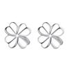 Trendy Silver-Plated Leaf Earrings for Women - Fashionable Ear Jewelry