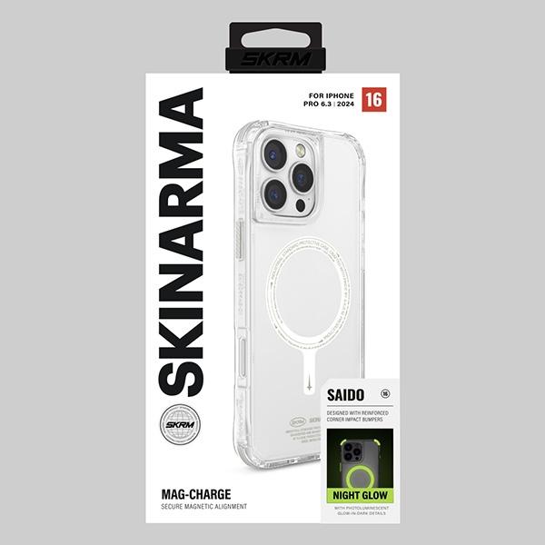 Etui do iPhone 16 Pro Skinarma Magnetic Charging Zielony