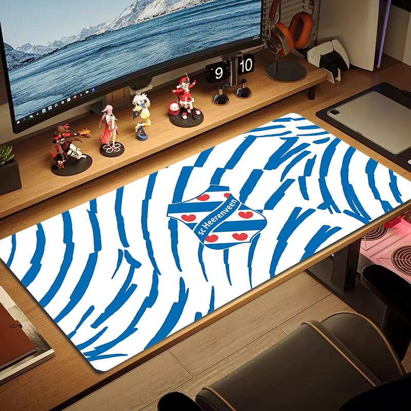 SC Heerenveen Коврик для мыши Большой Игровой Коврик для стола Нескользящий Ноутбук Планшетт Большой Коврик для мыши XXL Коврик Мини-ПК Игровой коврик С заблокированным краем_xia