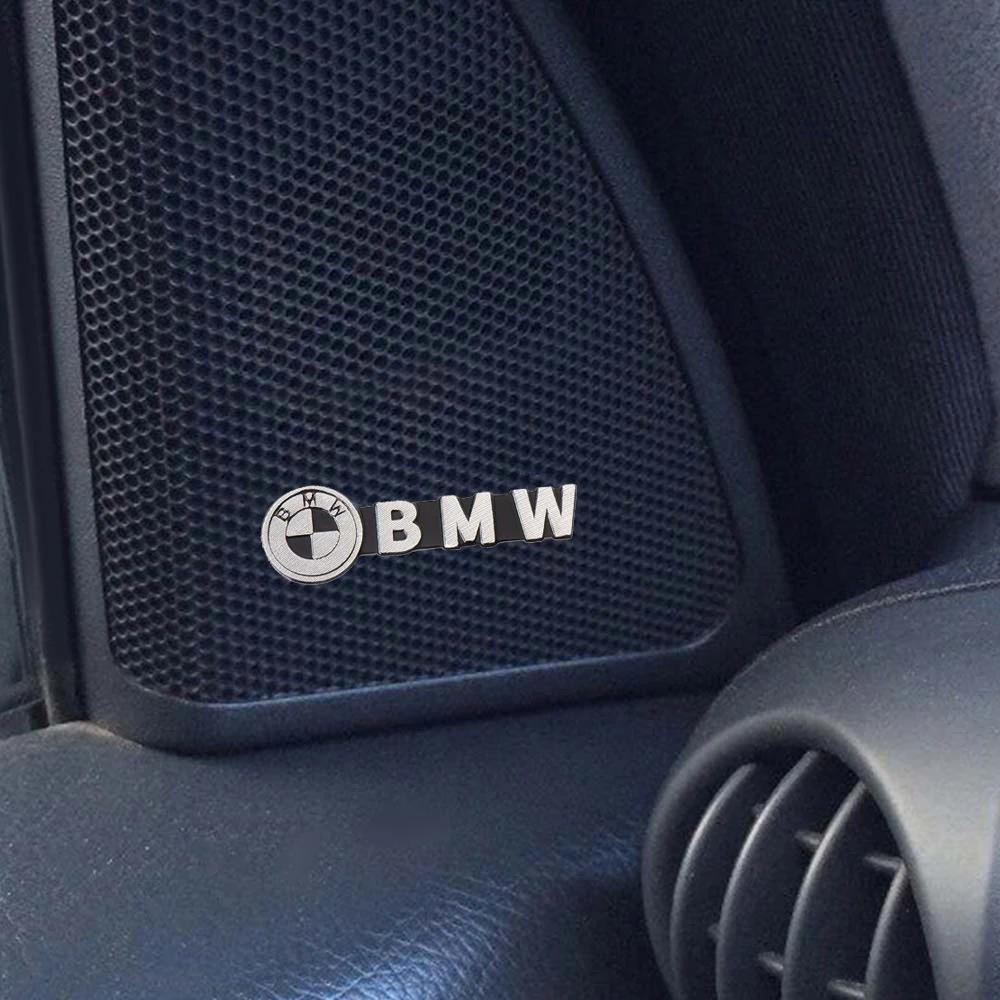 Для BMW M X1 X3 для BMW X1 X3 X4 X5 E46 E90 F20 E60 E39 F10 M1 M2 M3 M5 M6 M3D Металлические Наклейки на Аудиосистему Автомобиля Значок Эмблема Декорация Аксессуар