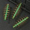 10 Pcs/Set Hot Olive Explosion Hanging Tackle Fishing Bait Stainless Steel Feeder Spring Lure