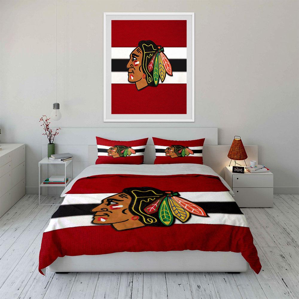 Red Tribal Feather Design Set Bedding Duvet Cover Set Duvet Cover Pillowcases (1*Duvet Cover 2*Pillowcases, without duvet insert)