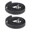 2pcs Equestrian Stirrup Strap Cowhide Thickened Bridle Strap Elastic Belt Equestrian Gear for Horse
