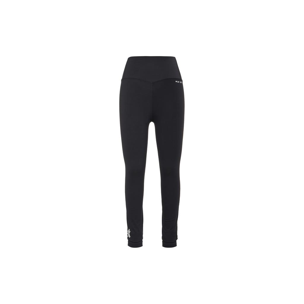 New MLB Base Logo Leggings Women's Black 3FLGB0224-50BKS