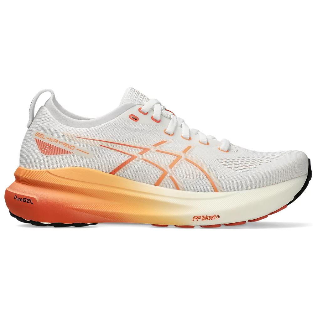 Новые кроссовки Asics Gel Kayano 31 Wide 'Бело-оранжевые' Женские 1012B670-100