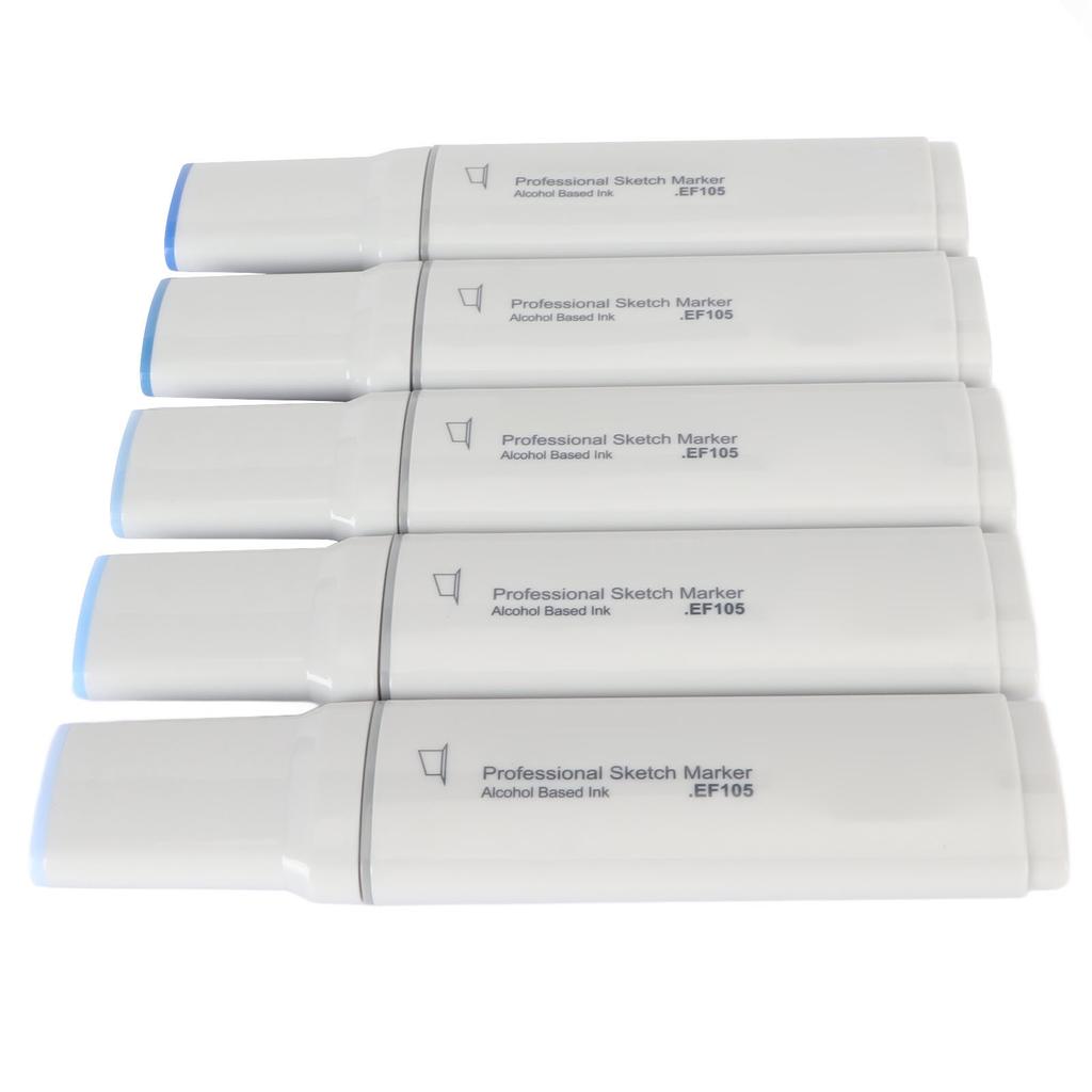 5 шт. маркеров Jumbo с большой широкой головкой, даже с текучими чернилами, большие художественные маркеры для рисования, синие