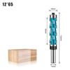 12mm 1/2inch Flush Trim Router Bit with Double Bearing Round Shank Carbide Milling Cutter Woodworking Tool