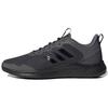 Fluidstreet Comfortable Versatile Mesh Fabric Non-Slip Low-Top Casual Running Shoes Men Sneakers Gray Black FY8456