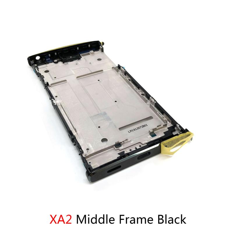 For Sony Xperia XA2 H4113 H3113 H4133 H3123 Rear Cover Housing Middle Frame Parts Battery Back Case Cover Repair Parts