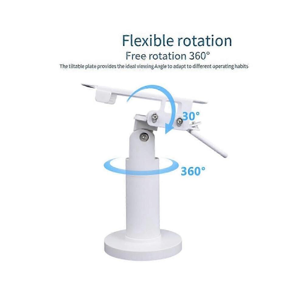 For Pax-A920/A920 Pro Payment Card Terminal Swivel Mount Desktop Stand, White