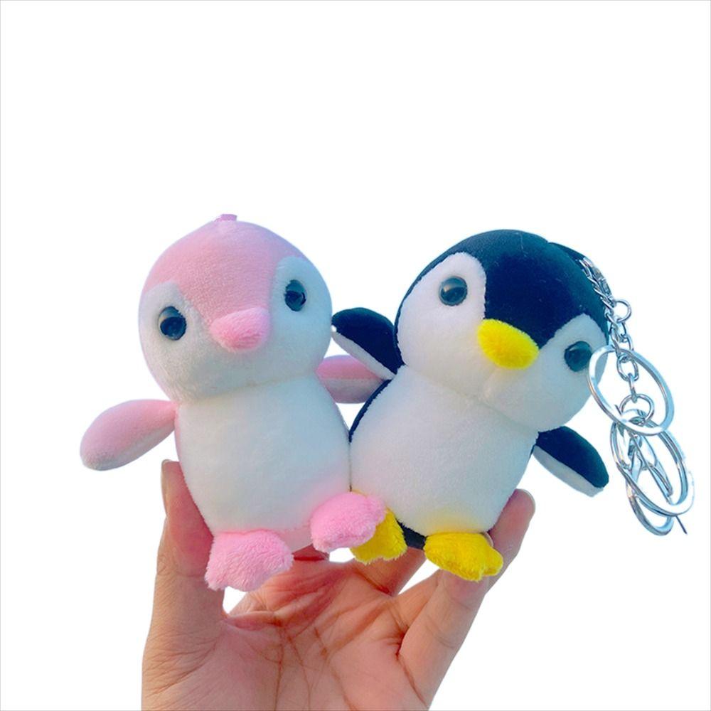 Брелок для сумки с мультяшным животным, куклой-пингвином, кулоном, плюшевой игрушкой-пингвином, плюшевым брелоком в виде пингвина