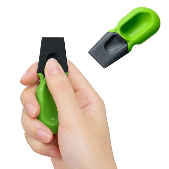 Mini Kitchen Scraper, Small Gunk Cleaner Tool for Cooktop, Sticker Remover Putty Knife for Stove, Grout Cleaning Scraper