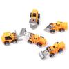 Kids Excavator Children's Gift Engineering Vehicle Pull Back Car Car Model Forklift Toy