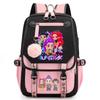 Kpop And Surrounding Korean Version Trendy Schoolbag College Wind Large Capacity Junior High School Student Leisure Backpack
