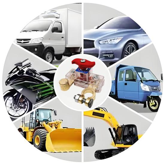 Battery Disconnect Switch Universal Power Cut Battery Disconnect Leak Off 12V/24V Universal Prevent Battery Protector Drain Automatic Manual