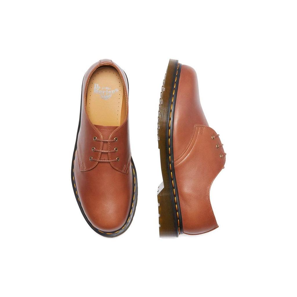 Dr. Martens Leather Casual Lace-Up Shoes Men sneaker Brown 30683225