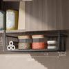 Under Shelf Storage Basket Multipurpose All Metal Under Shelf Wire Basket for Kitchen Office Pantry