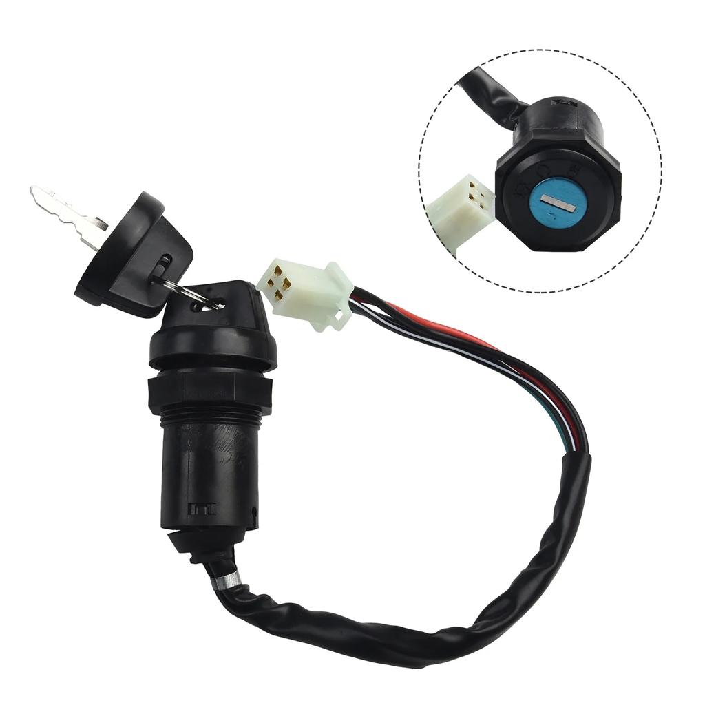 4 Pin Ignition Switch With Key Motorcycle Ignition Switch Kits For 50cc 70cc 90cc 110cc 125cc 250cc ATV Dirt Bike Motorcycle Acc