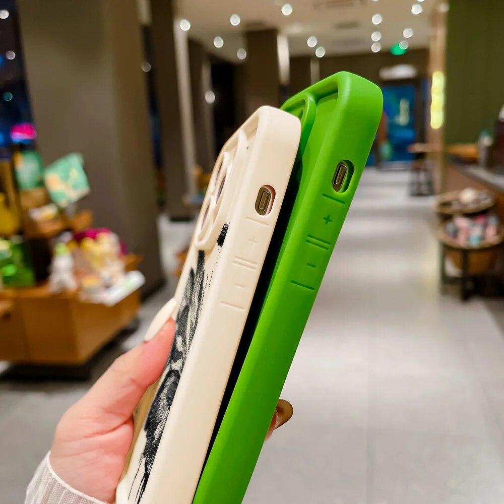 Чехол для телефона с бабочкой для iPhone 11, чехол для iPhone 15 13 12 14 Pro Max X XR XS Max 7 8 Plus SE Aesthetic Moon Liquid силиконовый чехол