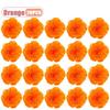 Realistic Artificial Carnation Flower Heads Bright Faux Marigold Blooms for Halloween Festival Wedding Party Decoration Supplies