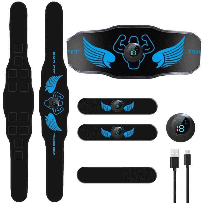 Micro-current Waist Protection Massage Belt, Multi-functional Pulse Electric Fat Rejection Machine Lumbar Spine Physiotherapy Soothing Massager