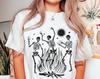 Dancing Skeletons Tee, Skeleton Halloween T-shirt, Vintage Inspired T-shirt, Comfort Colors T-shirt, Oversized Tee, Cute Fall Tee, Halloween