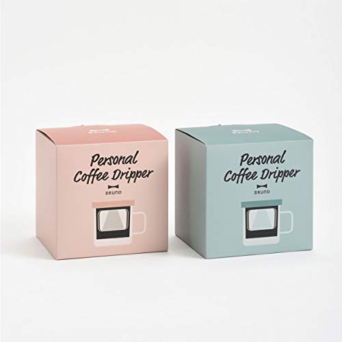 BRUNO Кофеварка Бруно, Одноразовая, Безбумажная капельная чашка, Персональная, Розовая, Подарок на день рождения, Ответный подарок, Небольшой подарок, Популярна среди женщин, BHK244-PK