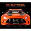 1/18 BENZ AMG крутая спортивная машина, модель из сплава, крутой звук и свет, детализированный салон, воссоздание деталей, изысканное настольное украшение