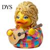 Статуэтка утки из смолы для домашнего декора Parton Memorial Duck, Фигурка Dolly, Статуэтка в стиле кантри-музыки, Ручная роспись фигурки музыканта на гитарную тематику, Декоративная