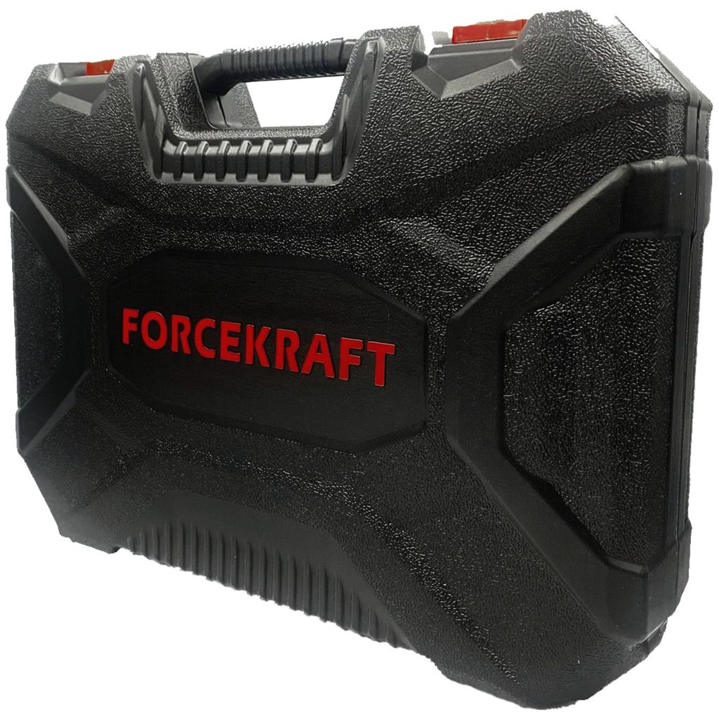 Forcekraft Large Set of Socket Wrenches Tools 172 Pieces + Case