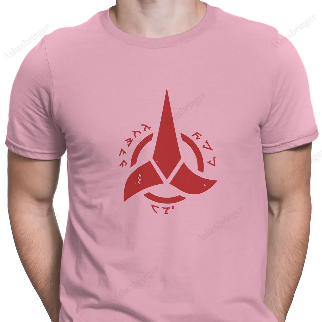 Мужская графическая футболка с круглым вырезом Star Trek Klingon Empire, уличный повседневный стиль, топы для мужчин и женщин