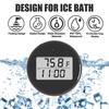 Ice Bath Thermometer with Timer Time Temperature Display IPX6 Waterproof Cold Plunge Digital High Accuracy Floating Water Temperature Gauge