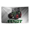 90x150 см Немецкая сельскохозяйственная техника F-Fendt Флаг Гобелен Полиэстер Цифровая печать Баннер Для гаража Настенное искусство Декор