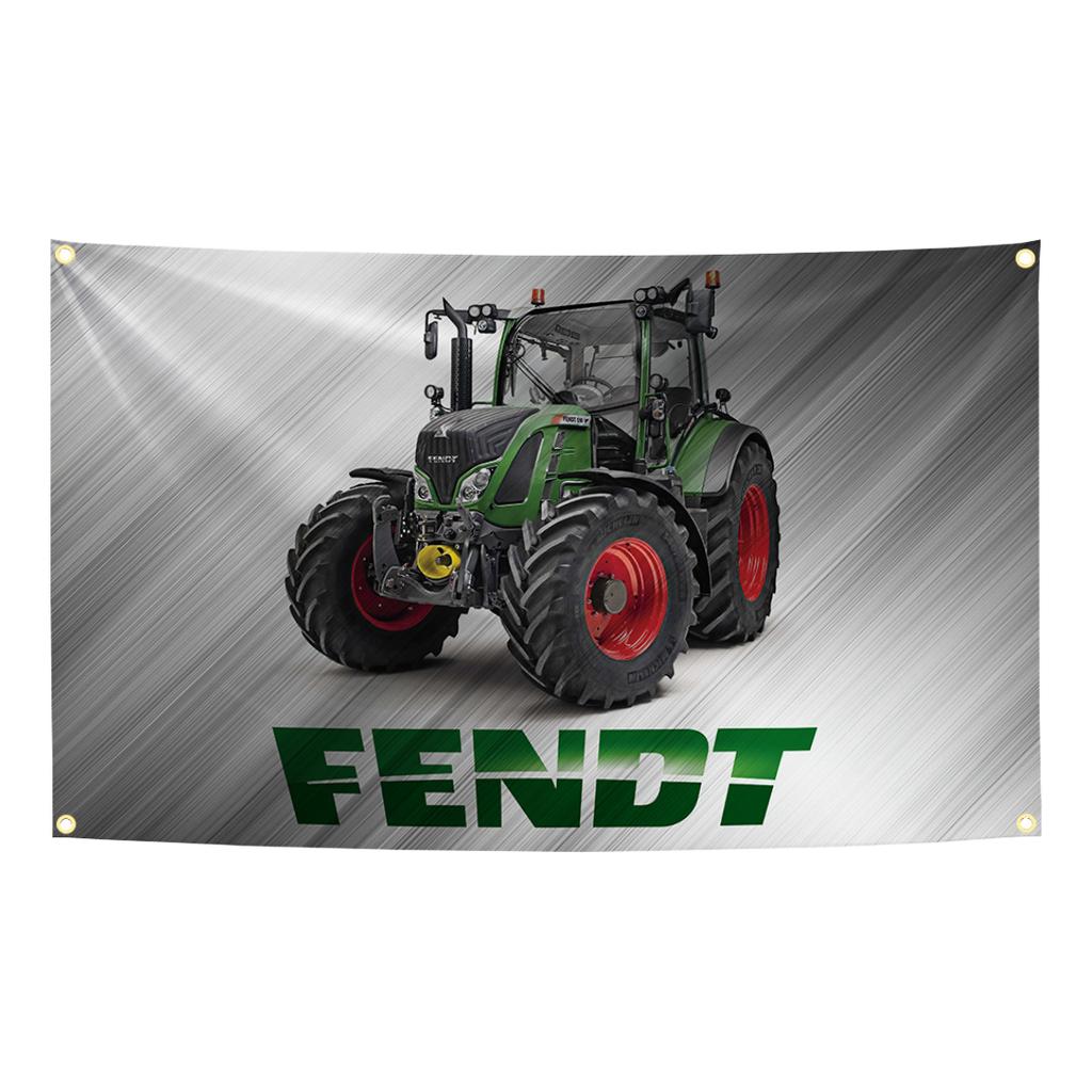 90x150 см Немецкая сельскохозяйственная техника F-Fendt Флаг Гобелен Полиэстер Цифровая печать Баннер Для гаража Настенное искусство Декор