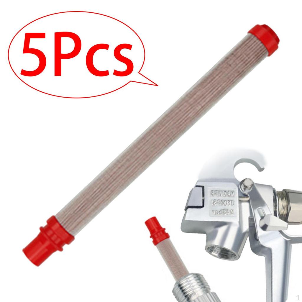 5 шт. фильтры для безвоздушного распыления высокого давления, аксессуары с тонкой сеткой, практичные