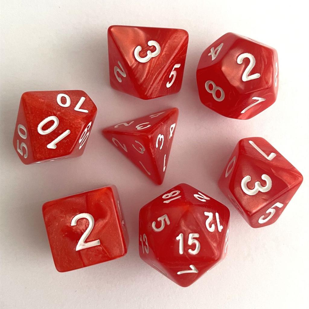 7 шт./лот, многогранные игральные кости из смолы D&D D4 D6 D8 D10 D% D12 D20, многогранные игральные кости TRPG, настольные игры