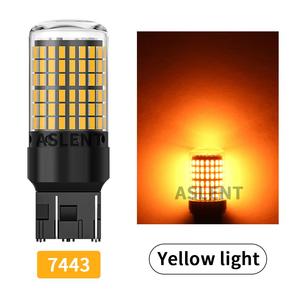 2PCS 1156 BA15S P21W BAU15S PY21W T20 7440 W21W 7443 W21/5W 3157 T25 1157 P21/5W BAY15D LED Bulbs Car tail Turn Signal Lights