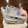 Роскошный матовый полупрозрачный магнитный чехол для телефона Magsafe для iPhone 15 14 13 12 11 Pro Max 14 Plus с магнитным чехлом-бампером